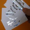 holographic foil business card